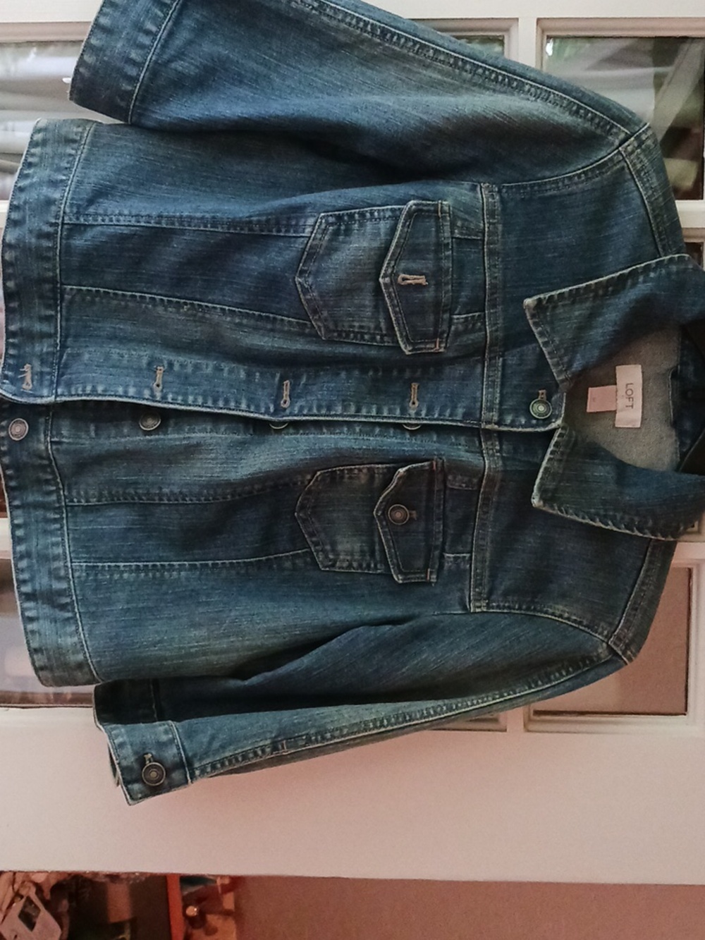 Blue Jean Jacket Button-up - Picture 3 of 10